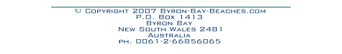 footer for byron bay hinterland page